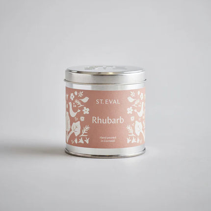 St  Eval Candle -  Tin Summer Rhubarb
