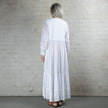 AMVI Cotton Voile Dress-White