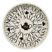 Emma Bridgewater Round Tin Tray - Black Toast