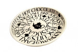 Emma Bridgewater Round Tin Tray - Black Toast