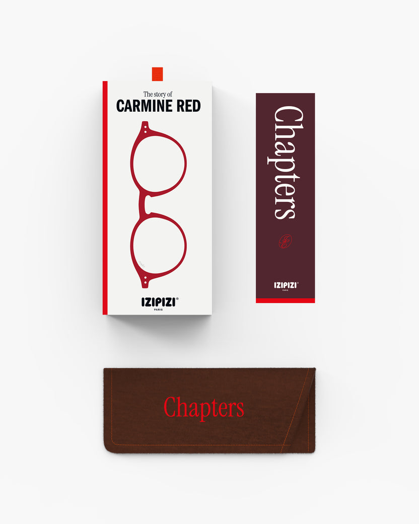 IZIPIZI Reading Glasses-Carmine Red-D Style