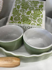 Casa Alegre Ramekin Green/White