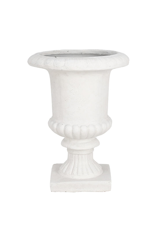 Classic Winter White Urn