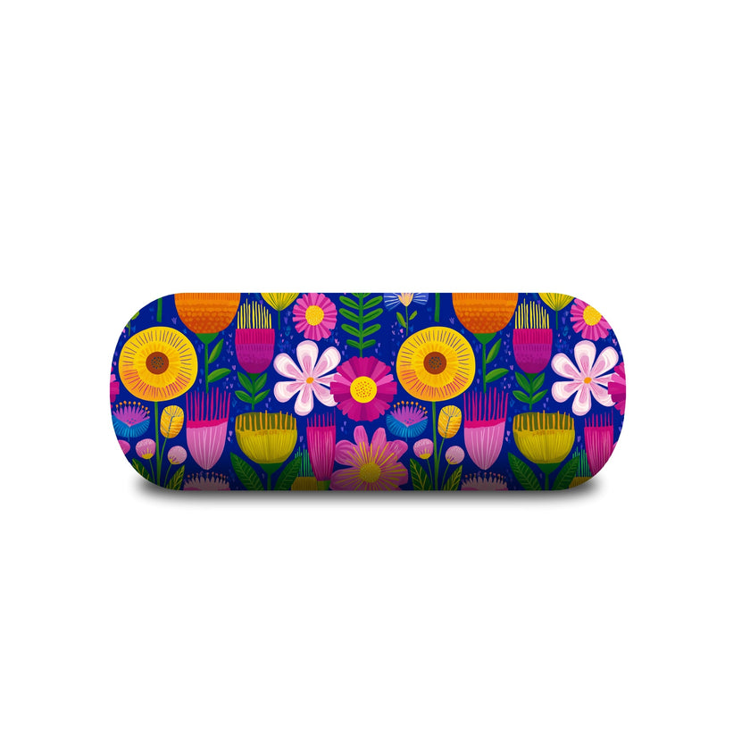 Artico hard glasses case in Wild Joy navy floral print