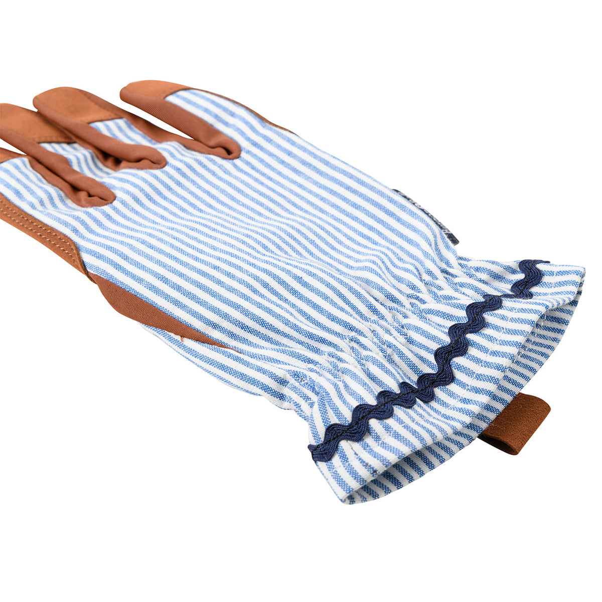 Burgon & Ball Colour Collection Gardening Gloves - Stripe - Blue Stripe