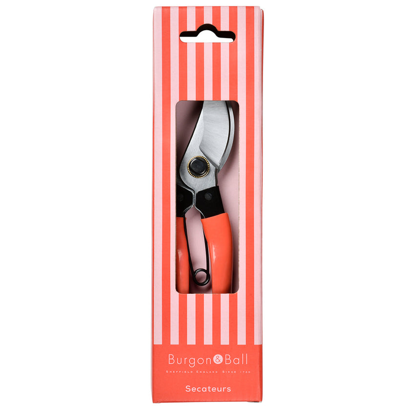 Burgon & Ball Collectors Bypass Secateurs - Red
