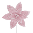 Pink Poinsettia with Sequins