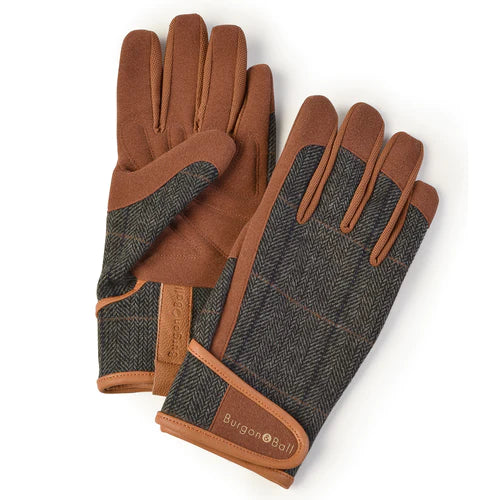Burgon & Ball Tweed Garden Gloves- L/XL