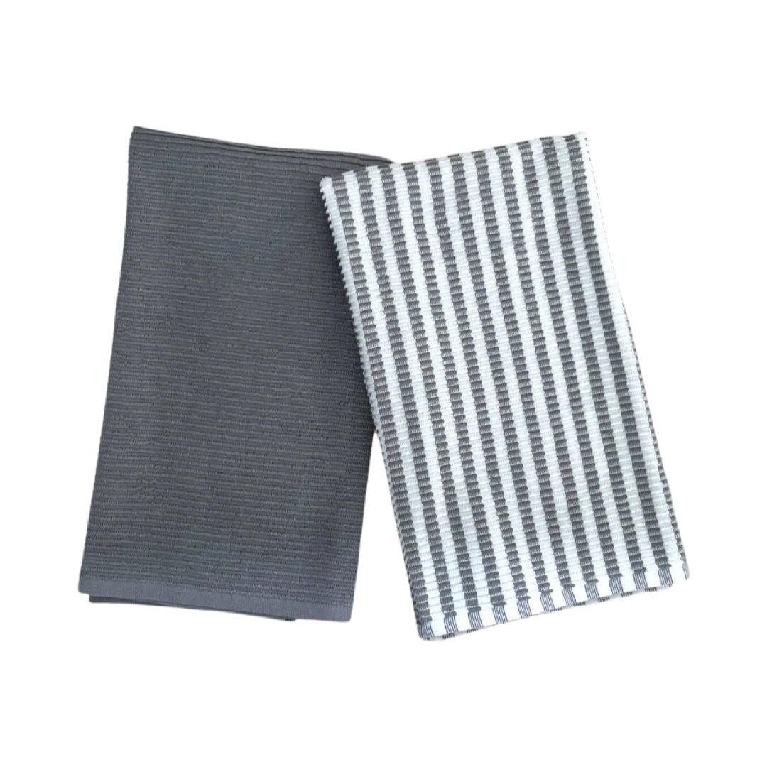 Baksana Ribbed Tea Towel set of 2