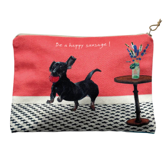 The Little Dog Laughed Zip Pouch