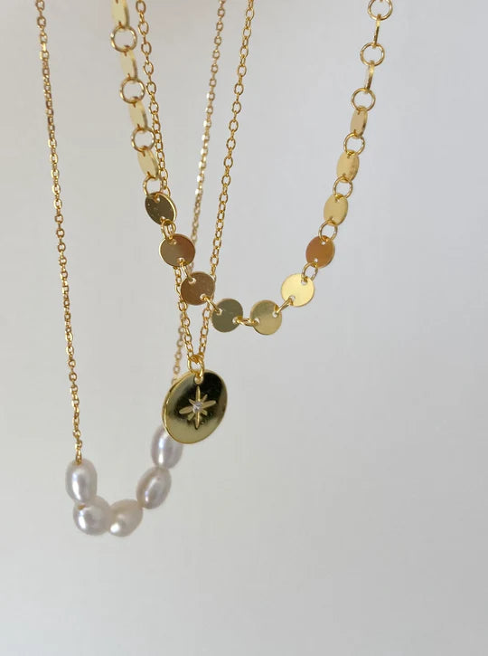 Ruby Tuesday Coin Necklace - Gold