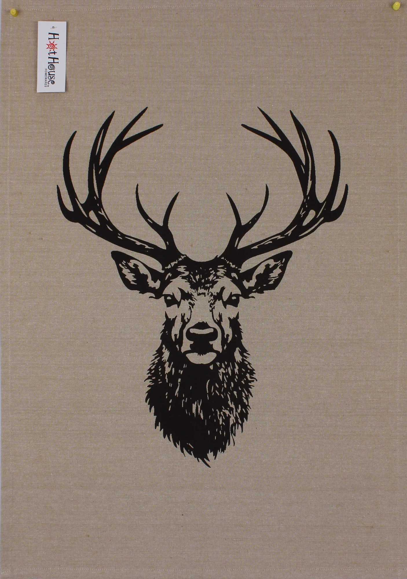 Stag Tea Towel Large Print
