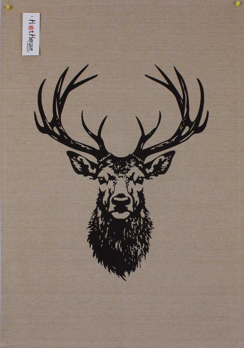 Stag Tea Towel Large Print