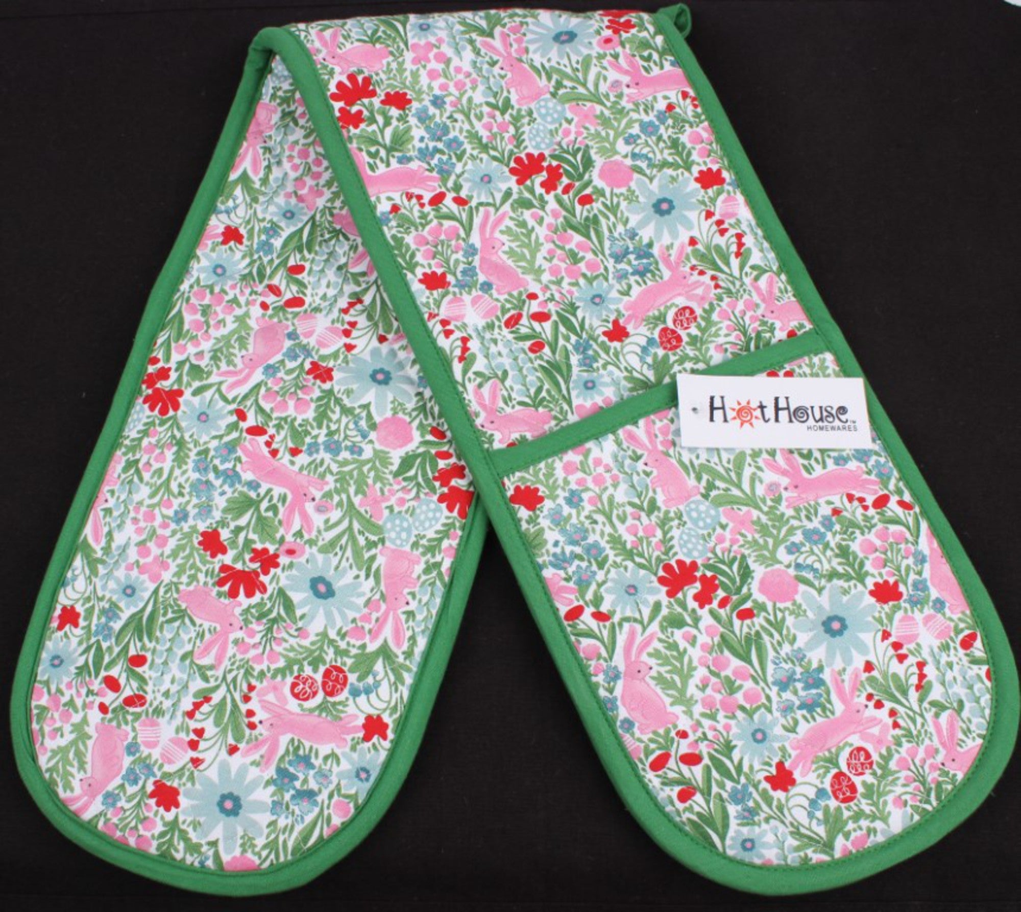 Bunny Double Oven Mitt