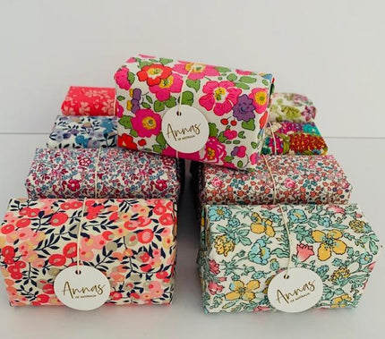 Liberty Fabric Wrapped Goats Milk Soap by Anna's of Australia