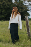 NZ Lambswool Cable Knit - Milk - S/M