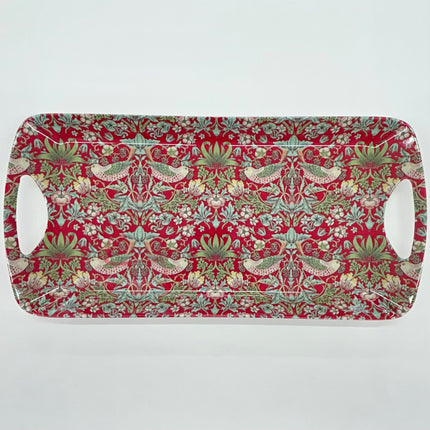 Sandwich Tray - Strawberry Thief Red