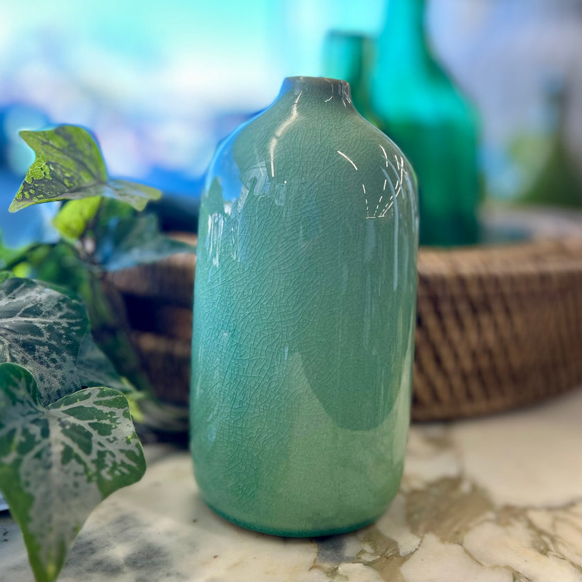 Duckegg Blue Small Bud Vase