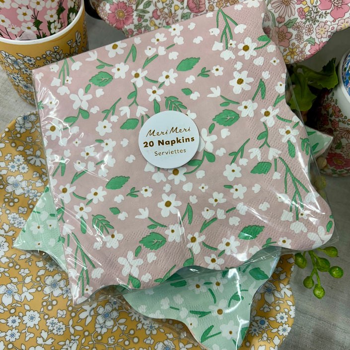 Meri Meri Ditsy Floral Paper Napkins Large 20pk
