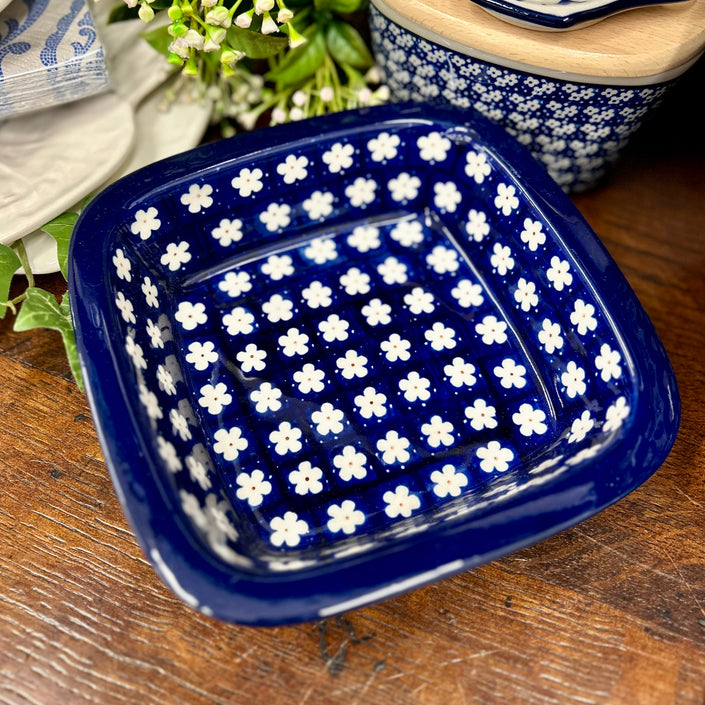 Polish Ceramics Baker 18x18cm - Spring Daisy