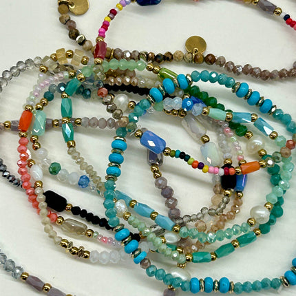 Violet Design Handmade Bead Bracelets Assorted