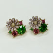 Violet Design Vintage Flower Studs