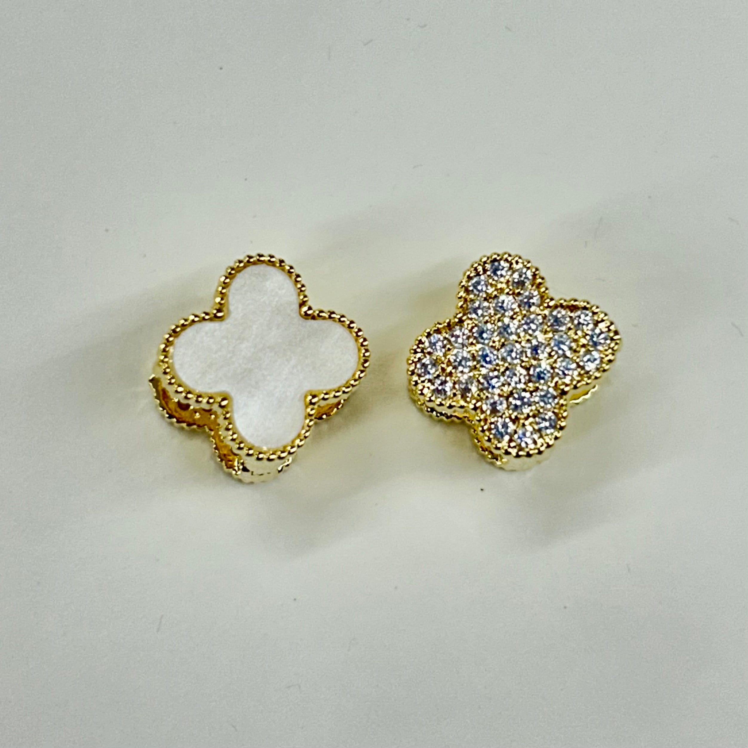 Flower Back to Back Earrings