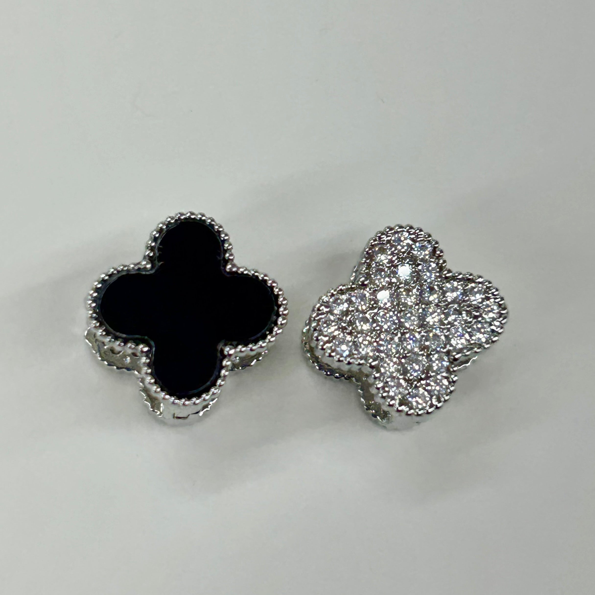 Flower Back to Back Earrings