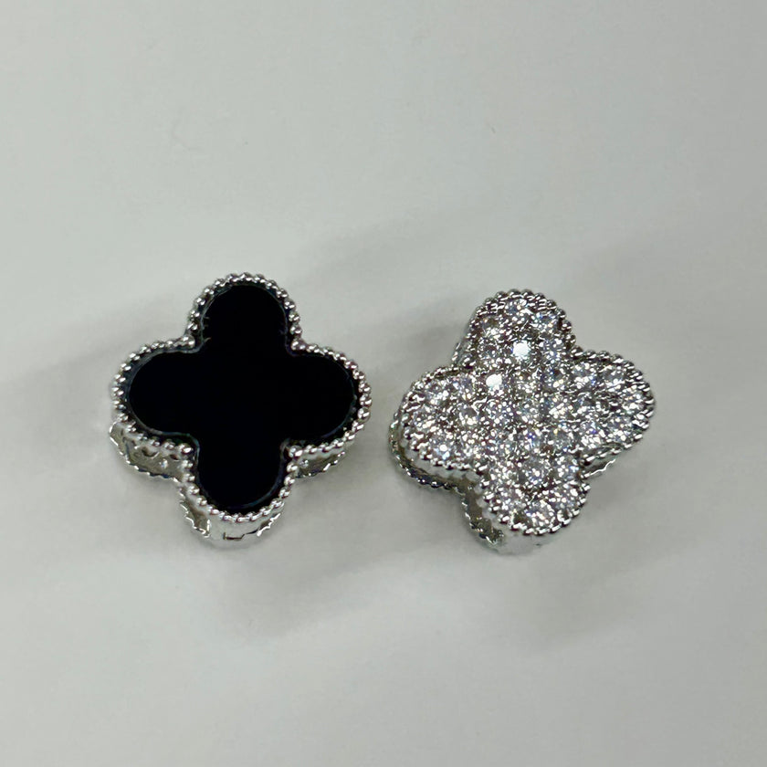 Flower Back to Back Earrings