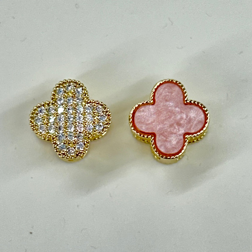 Flower Back to Back Earrings