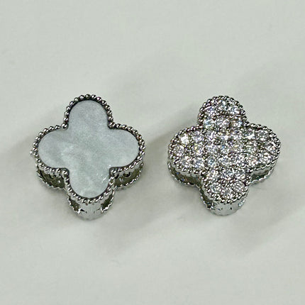 Flower Back to Back Earrings