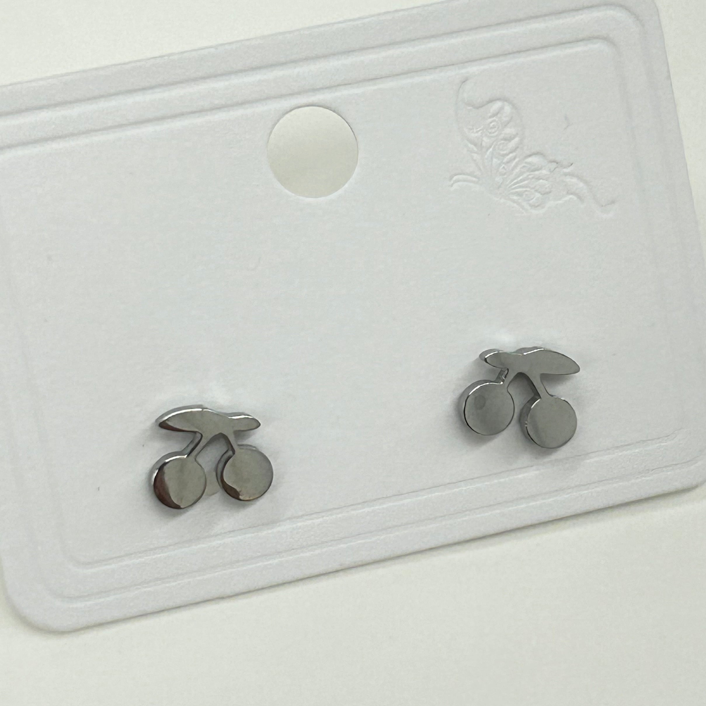 Violet Design Cherry Studs