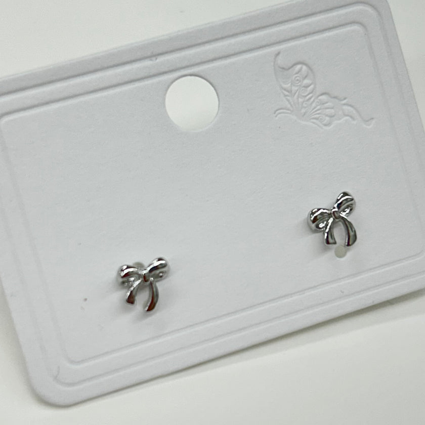 Violet Design Tiny Bow Studs