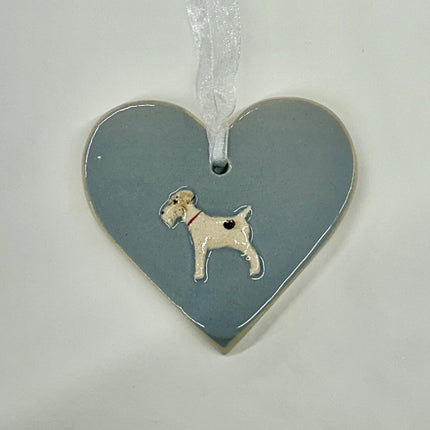 Hogben Large Heart Wire Fox Terrier