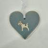 Hogben Large Heart Wire Fox Terrier
