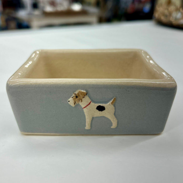 Hogben Soap Dish Wire Fox Terrier