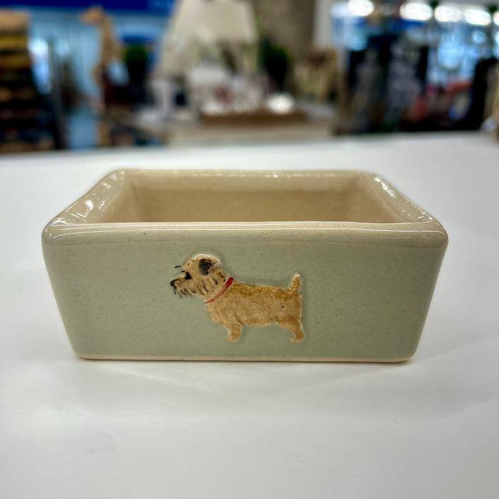 Hogben Soap Dish Norfolk Terrier
