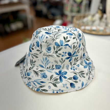 Autn Bucket Hat - Blue Floral