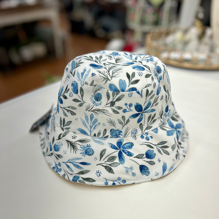 Autn Bucket Hat - Blue Floral