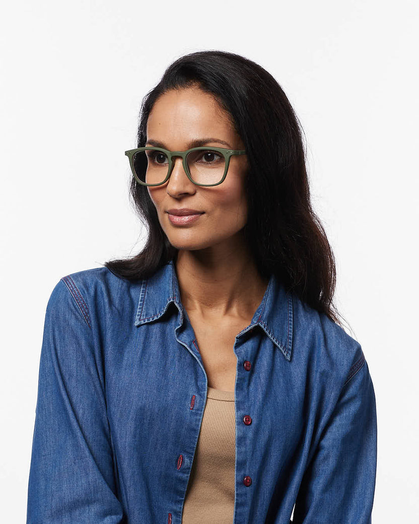 Izipizi  Reading Glasses #E kaki GREEN