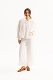 Cora Bomber Jacket-White, by Blacklist