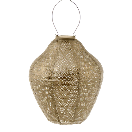 Lumiz Lantern Jar 30cm Gold Ikat