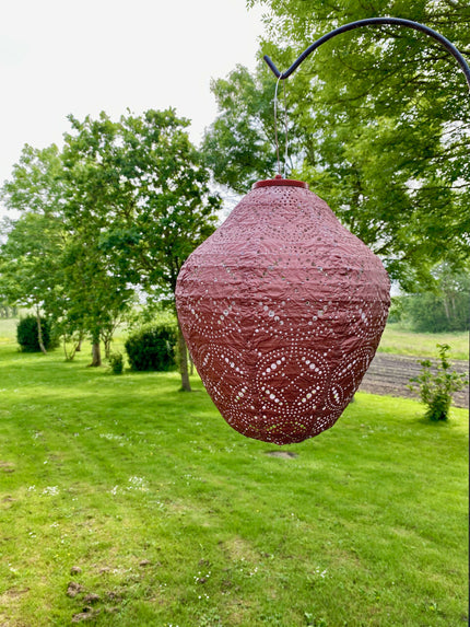 Lumiz Lantern  Jar 30cm Copper Mandela