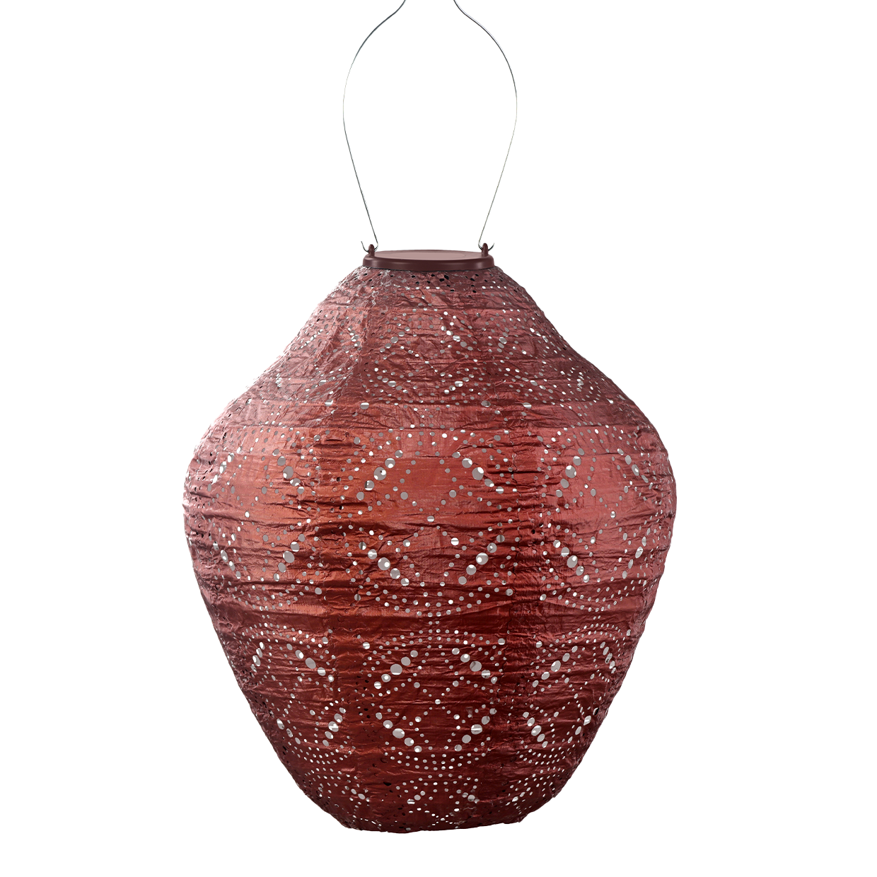 Lumiz Lantern  Jar 30cm Copper Mandela