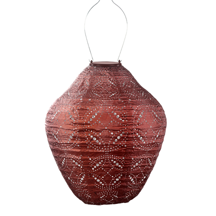 Lumiz Lantern  Jar 30cm Copper Mandela