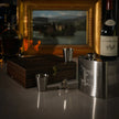 Boxed Hip Flask & Cup Set