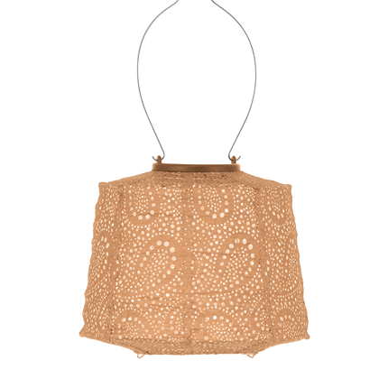 Lumiz Lantern  Lampshade 20cm Apricot Paisley