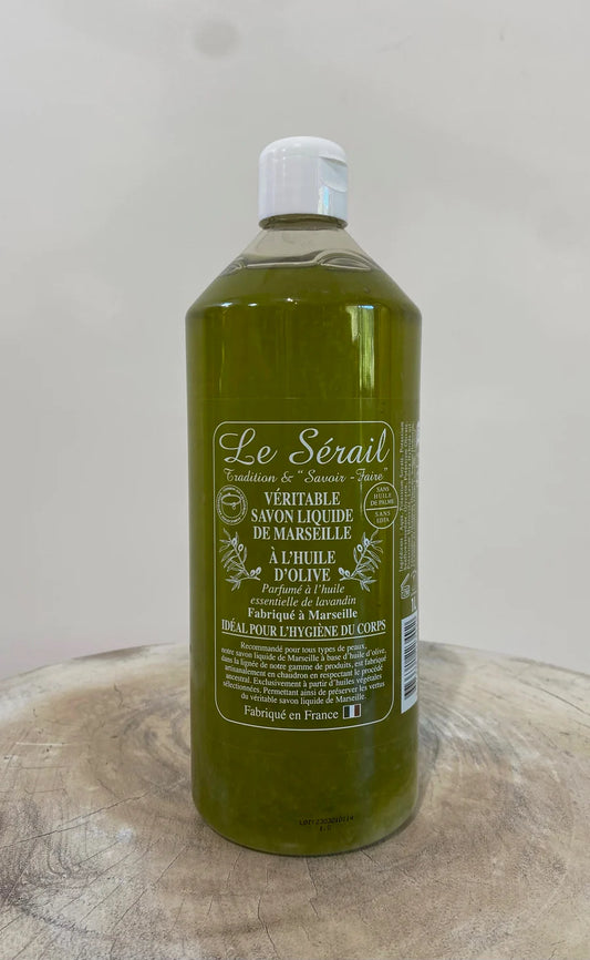 Le Serail Marseille Liquid Soap - Olive Lavender 1L Refill