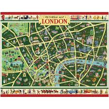 Cavallini & Co Map of London Vintage 1000 piece Puzzle