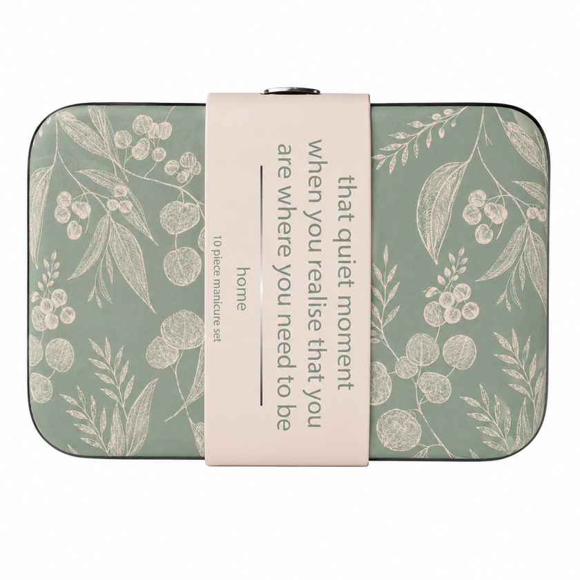 Artico manicure set in Home print case